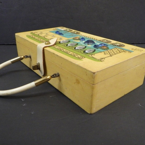 Enid Collins of Texas Original Box Bag Cable Car - Picture 3 of 5